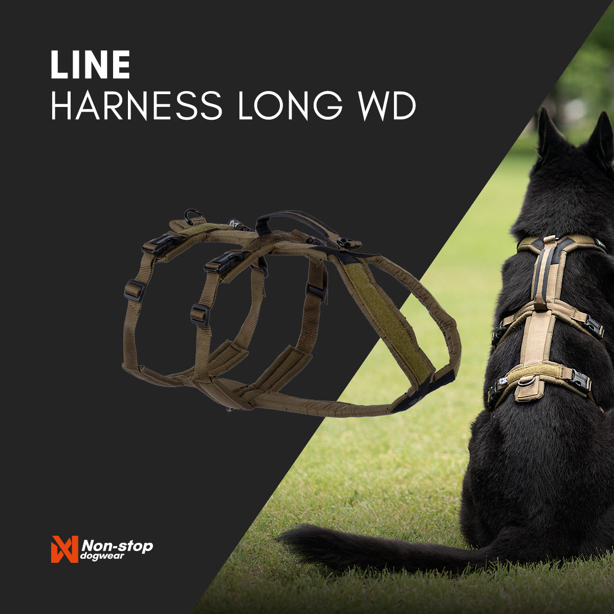 Non-stop dogwear Line Harness Long WD