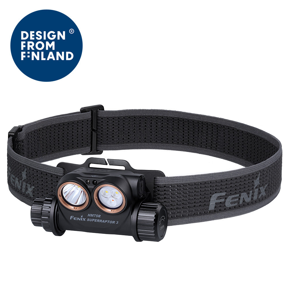Frontal Fénix HM75R - 1600 lúmenes para alto rendimiento (Fabricada en magnesio Frontal Fénix HM75R - 1600 lúmenes para alto rendimiento (Fabricada en magnesio