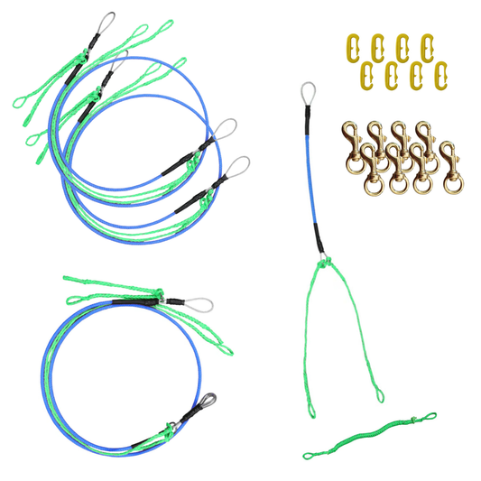 Axaeco Wire Line 8 Dog Set