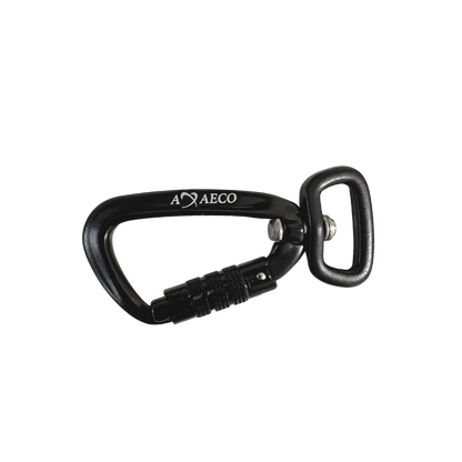 Axaeco Twistlock Carabiner Swivel Flat